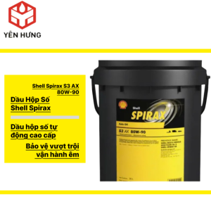 Dầu hộp số bán tổng hợp Shell Spirax S3 AX 80W-90