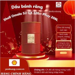 DẦU BÁNH RĂNG SHELL OMALA S2 GX 320