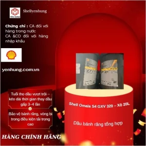 DẦU BÁNH RĂNG SHELL OMALA S4 GXV 320