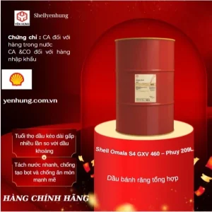 DẦU BÁNH RĂNG SHELL OMALA S4 GXV 460
