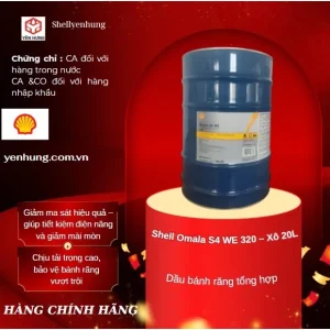 DẦU BÁNH RĂNG SHELL OMALA S4 WE 320