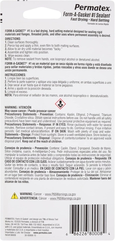 Keo Permatex 80008, PERMATEX® FORM-A- GASKET® #1 Sealant 3Oz