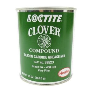 Keo Henkel 39523 LOCTITE Clover Grade 2A- 400 Grit Silicon Carbide Grease Mix - 453.6 Gram (16 oz) Can
