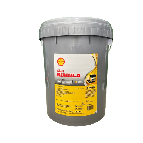 DẦU NHỜN - SHELL RIMULA R4X 15W40 CI4 -20L