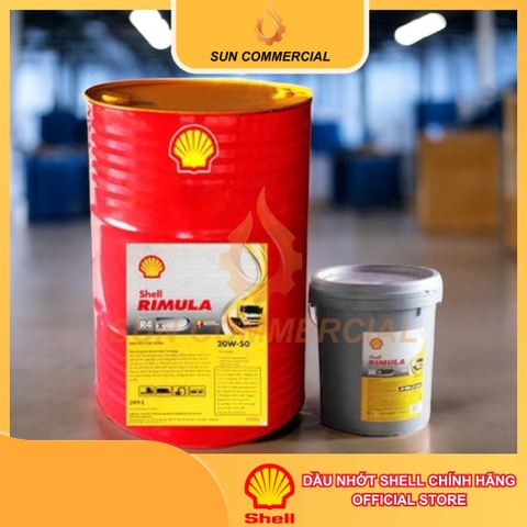 DẦU NHỜN - RIMULA R4X 15W40 CI4 - 209L