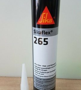 Sikaflex 265 Glass and windscreen adhesive black 600ml