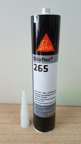 Sikaflex 265 Glass and windscreen adhesive black 600ml