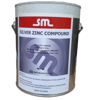 SƠN MẠ KẼM LẠNH SM SILVER ZINC COMPOUND- 4L/Thùng