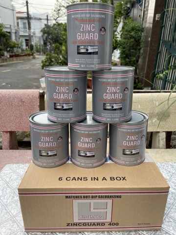 zincguard-400-1lit-1-2 SƠN MẠ KẼM LẠNH 400 ZINC GUARD 400- 1L/Lon