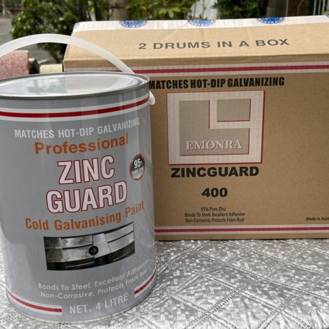 SƠN MẠ KẼM LẠNH 400 ZINC GUARD 400- 4L/Thùng