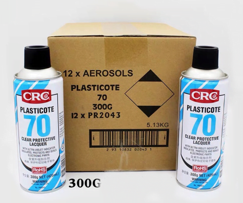 crc-2043-1-1 Bình xịt bảo vệ vi mạch điện tử CRC Plasticote 70 (code 2043) - 300g