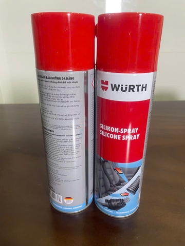 Dầu silicone bảo dưỡng đa năng Wurth 500ml