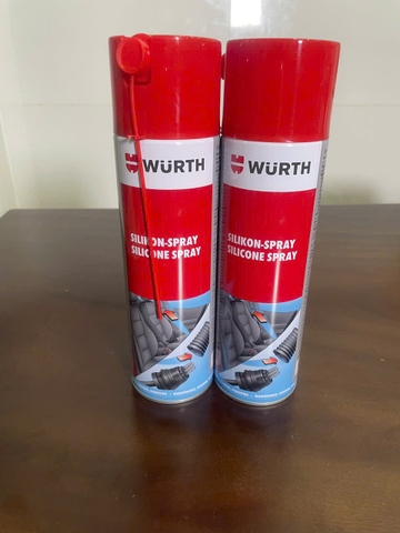 Dầu silicone bảo dưỡng đa năng Wurth 500ml