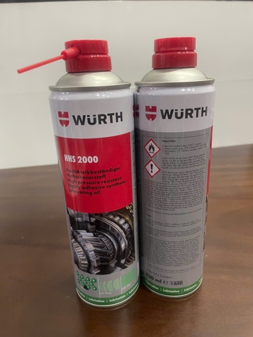 Mỡ b&ograve; nước hhs 2000 Wurth 500ml