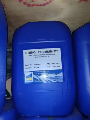 Dầu bôi trơn dây xích Molygraph Stenol Premium 220 1 Dầu bôi trơn dây xích Molygraph Stenol Premium 220