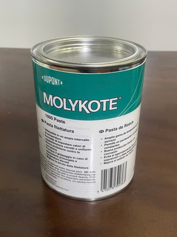 Mỡ Bôi Trơn Molykote 1000 Thread Paste 01kg/can