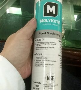 Dầu xịt molykote food machinery oil spray(400ml/chai)
