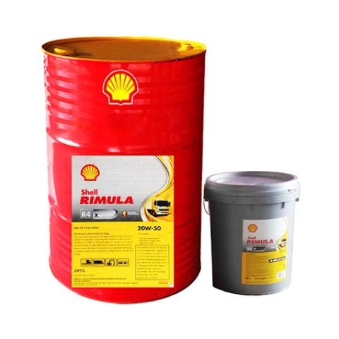Nhớt shell rimula r4 20w50 (209l/phuy)