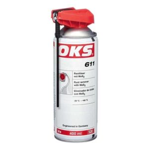Chất tẩy gỉ - oks 611, 400ml, rust remover with mos2, aerosol