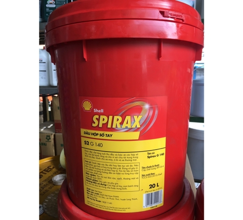 DẦU NHỜN - SHELL SPIRAX S2 G140 - 20L