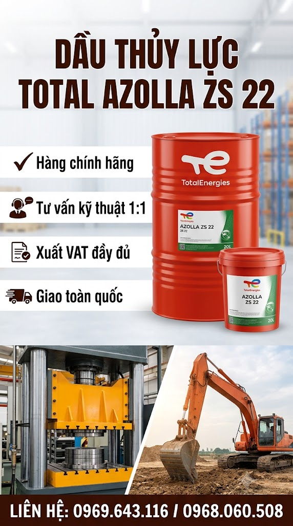 Dầu thủy lực Total Azolla ZS 22