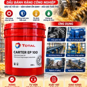 Dầu bánh răng Total Carter EP 100