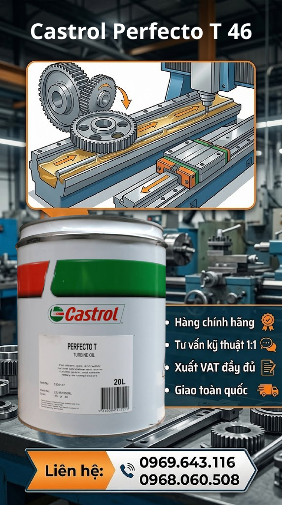 Dầu tuabin Castrol Perfecto T 46