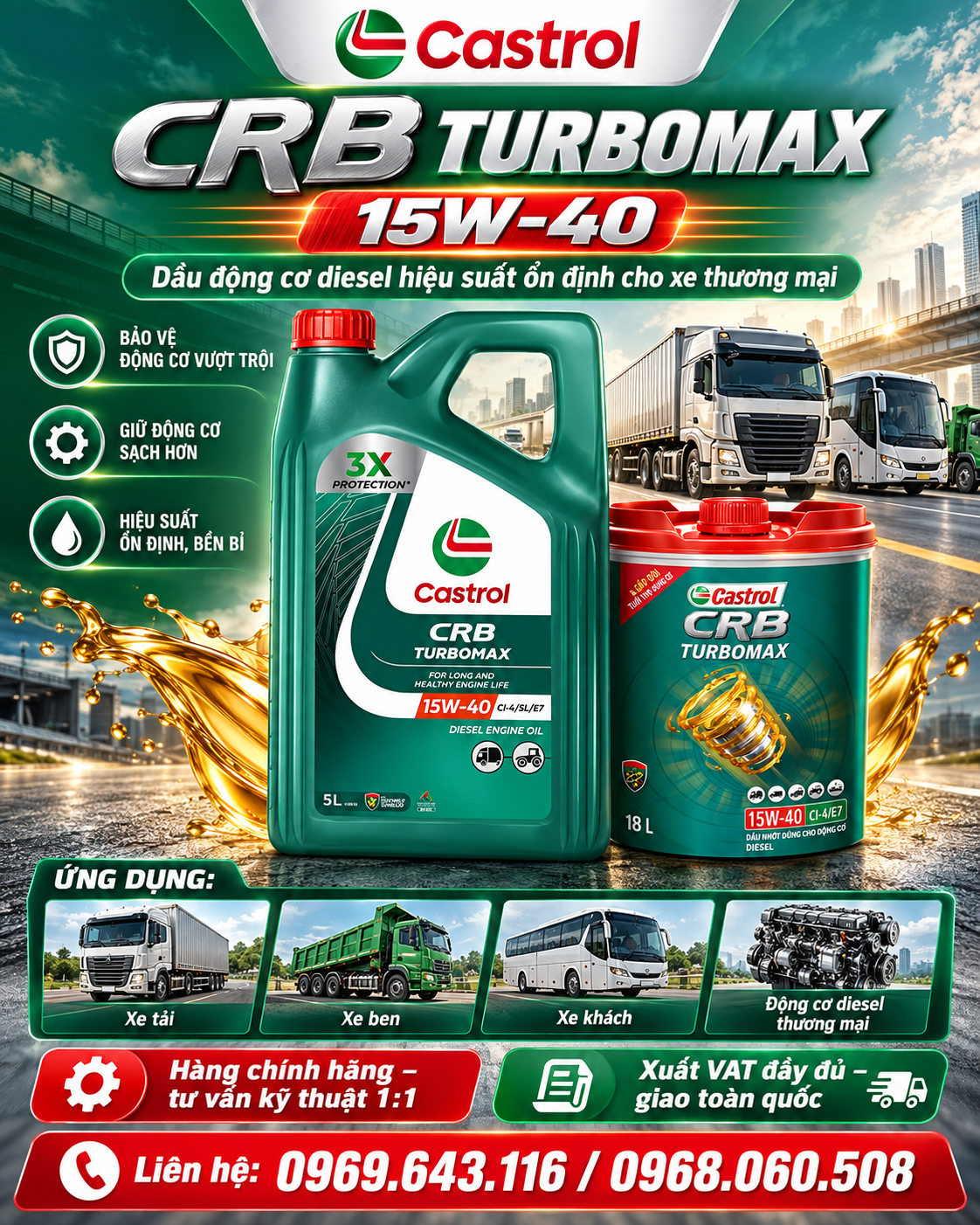 Castrol CRB Turbomax 15W40