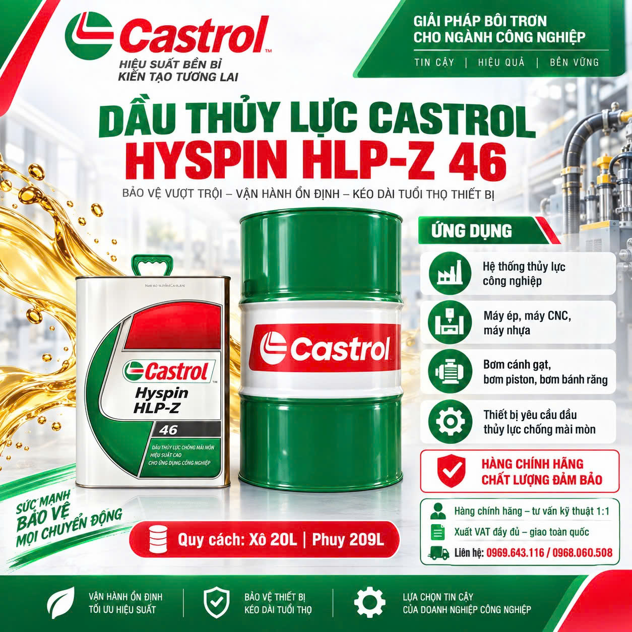 Castrol Hyspin HLP-Z 46