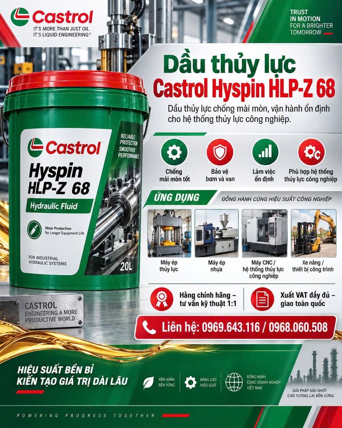 Castrol Hyspin HLP-Z 68