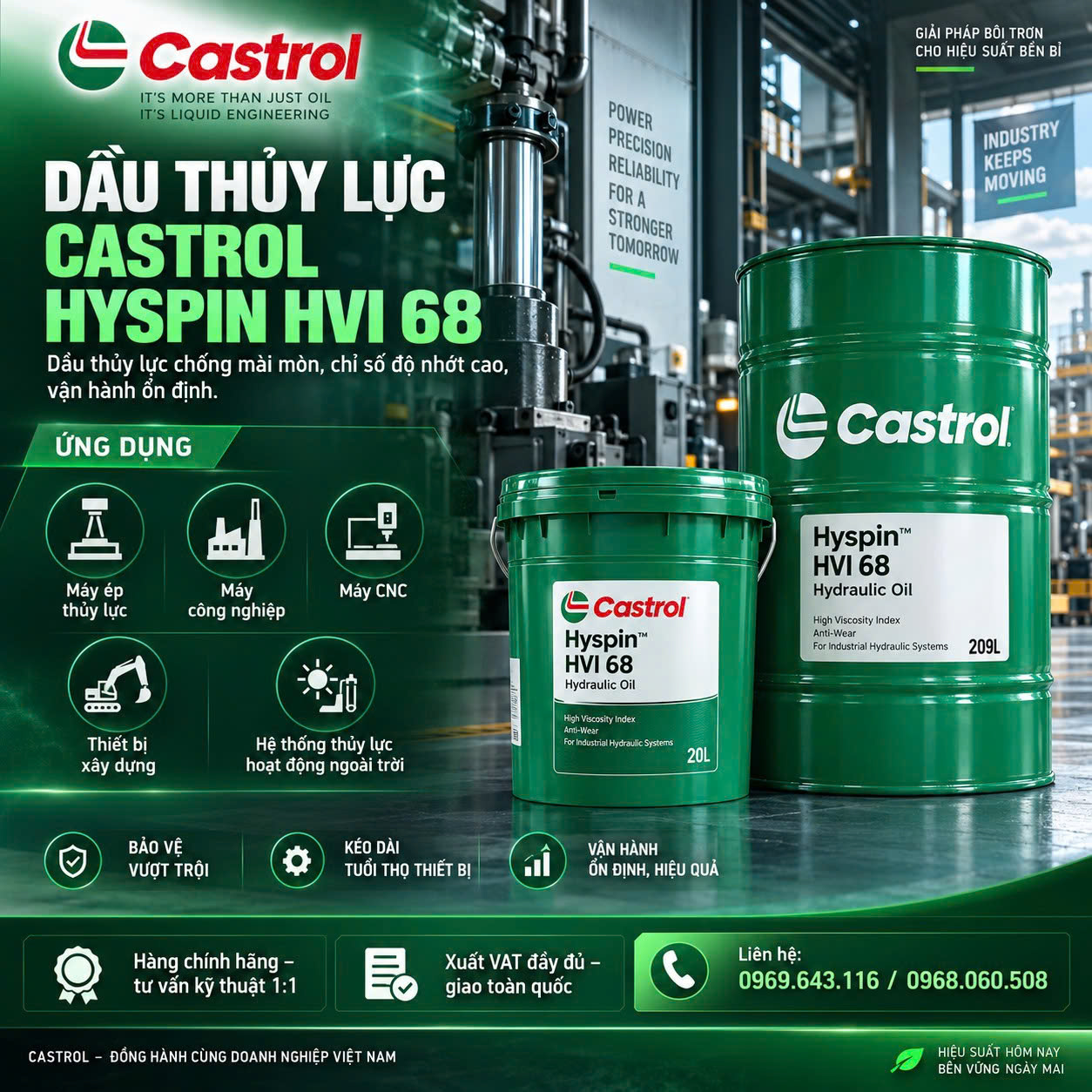 Castrol Hyspin HVI 68