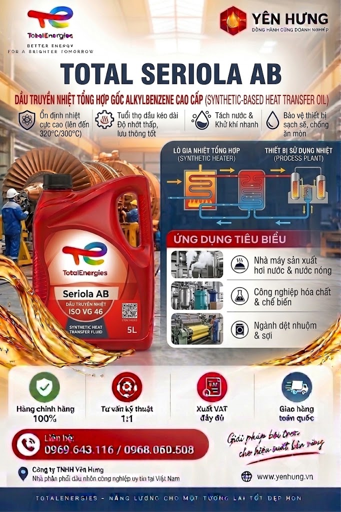 Dầu truyền nhiệt Total Seriola AB