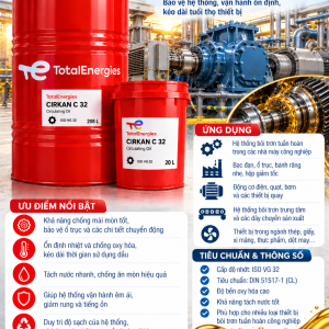Dầu tuần hoàn Total CIRKAN C 32