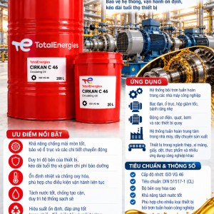 Dầu tuần hoàn Total CIRKAN C 46
