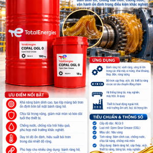 Mỡ bôi trơn bánh răng hở Total COPAL OGL 0
