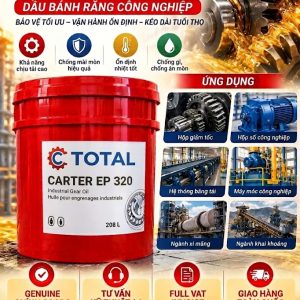 Dầu bánh răng Total Carter EP 320