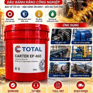 Dầu bánh răng Total Carter EP 460