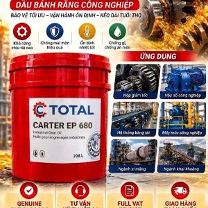 Dầu bánh răng Total Carter EP 680