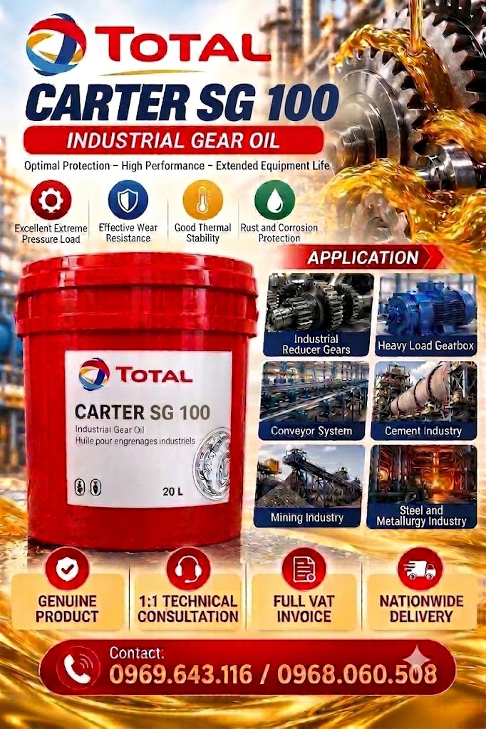 Dầu bánh răng Total Carter SG 100