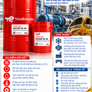 Dầu máy nén khí Total DACNIS SE 46