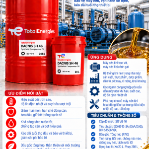 Dầu máy nén khí Total DACNIS SH 46